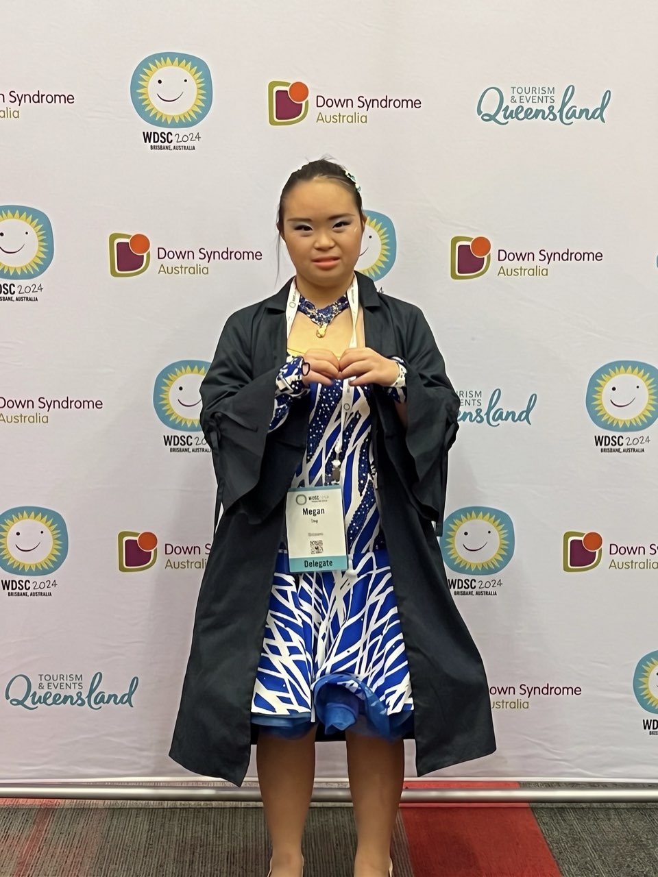 Megan Tang at the World Down Syndrome Congress, Brisbane 2024
